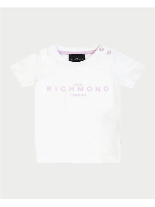 T-shirt Richmond per neonati con logo JOHN RICHMOND | RIP25002TSWHITE
